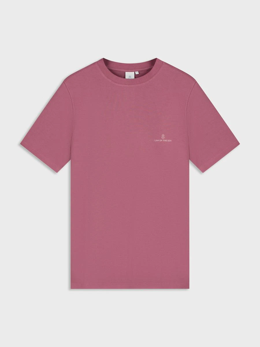 Law of the Sea T-Shirt Logo Roze 2