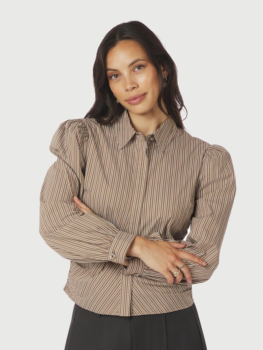 Neo Noir Blouse Ritta Bruin 1