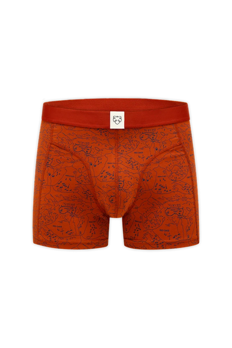 A-dam Boxershort Ginger Scoutmap Rood 2