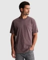 Cast Iron T-Shirt CTSS2605587 Paars 1