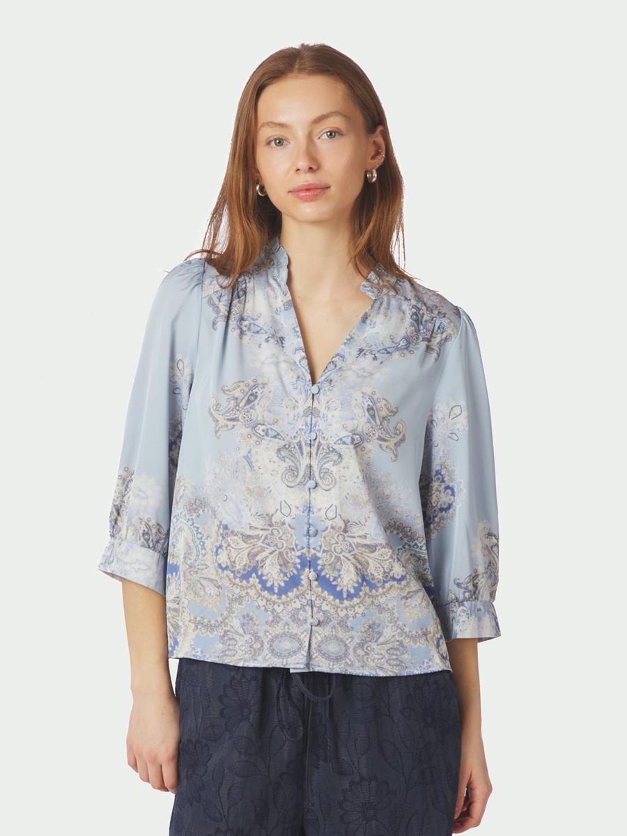Neo Noir Blouse Roselle Blauw 1