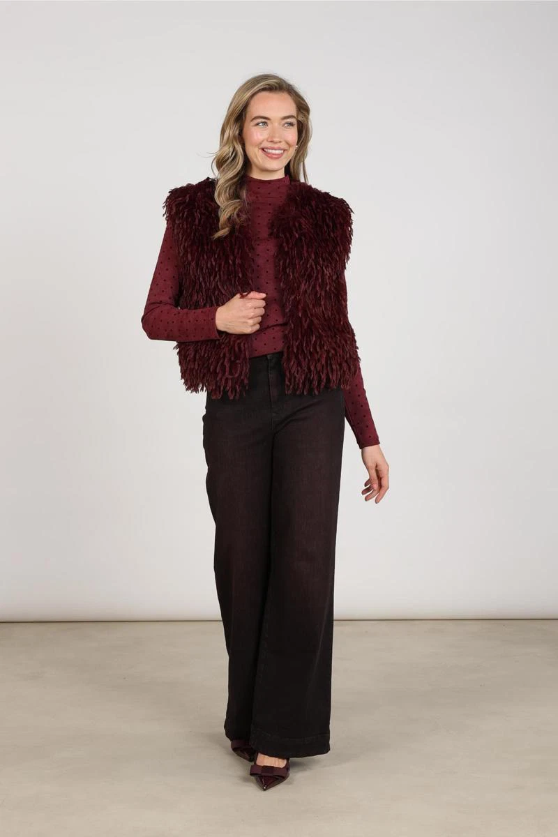 NUKUS Gilet NKF08026 Rood 5