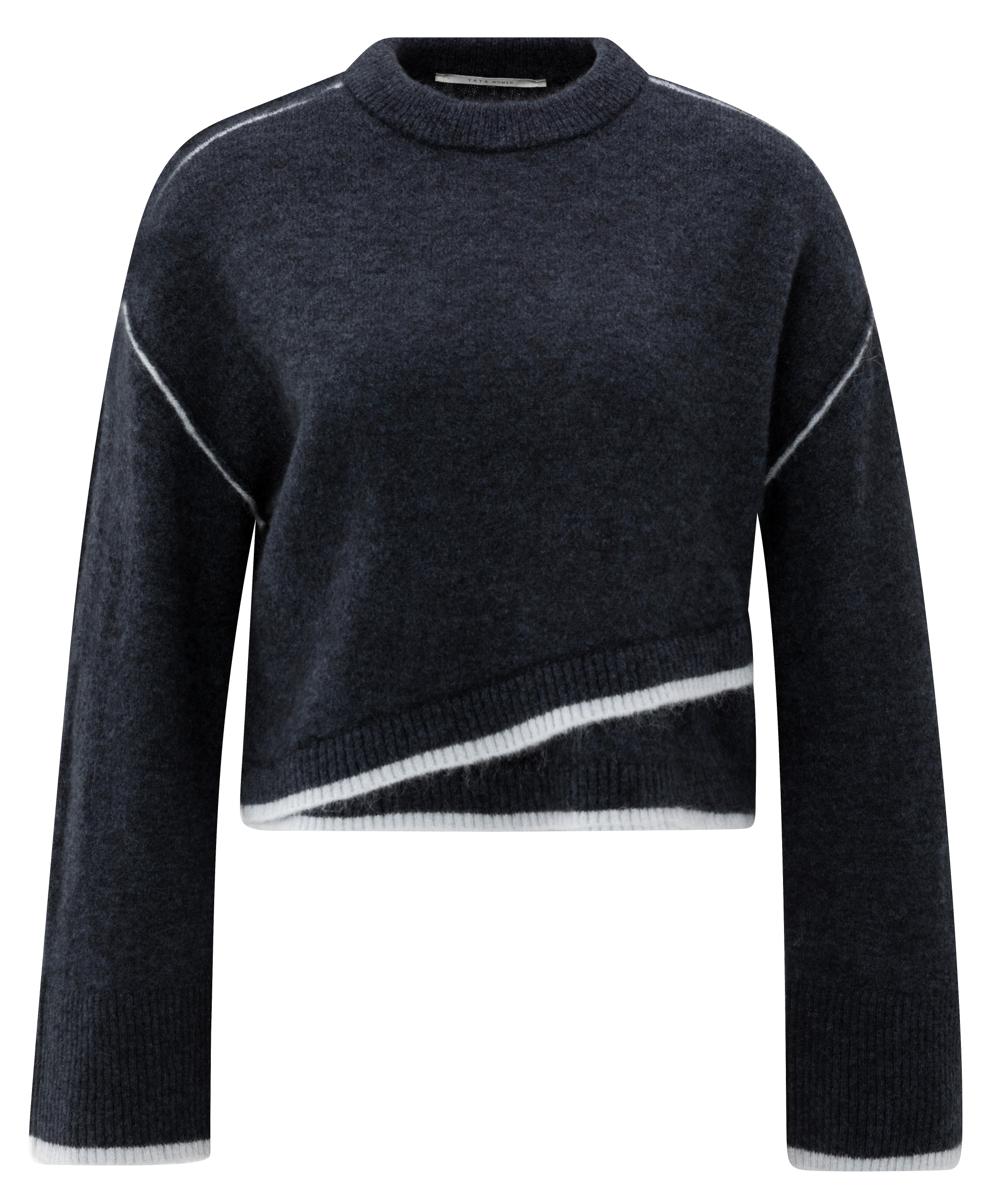 YAYA Trui 01-000519-510 Blauw 2