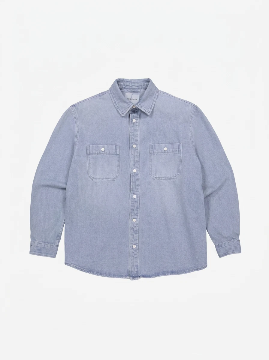 Butcher of Blue Overshirt Blaine Blauw 2
