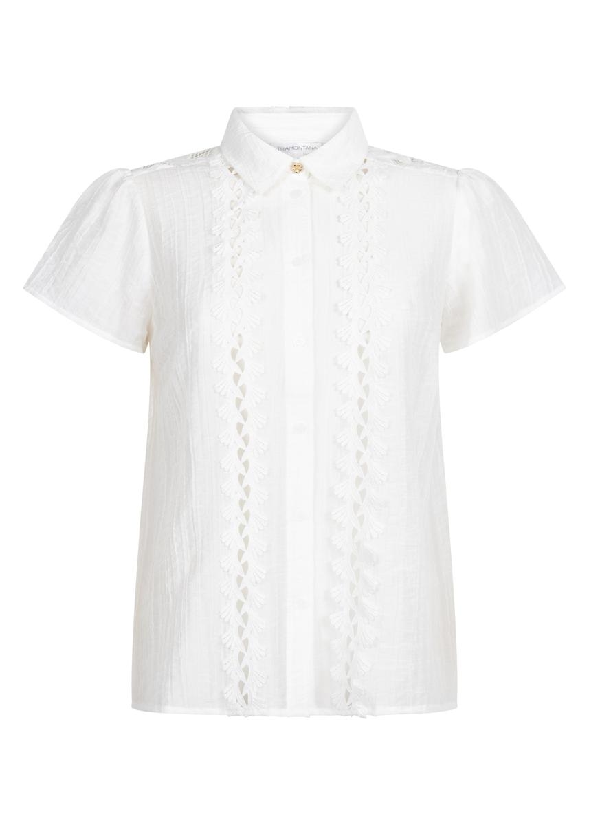 Tramontana Blouse C19-20-301 Off-White 1