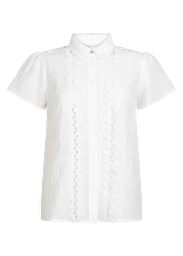 Tramontana Blouse C19-20-301 Off-White 1
