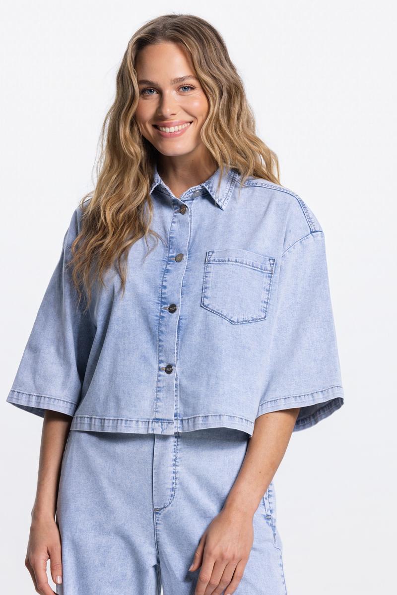 Jansen Amsterdam Blouse Mabel Blauw 1