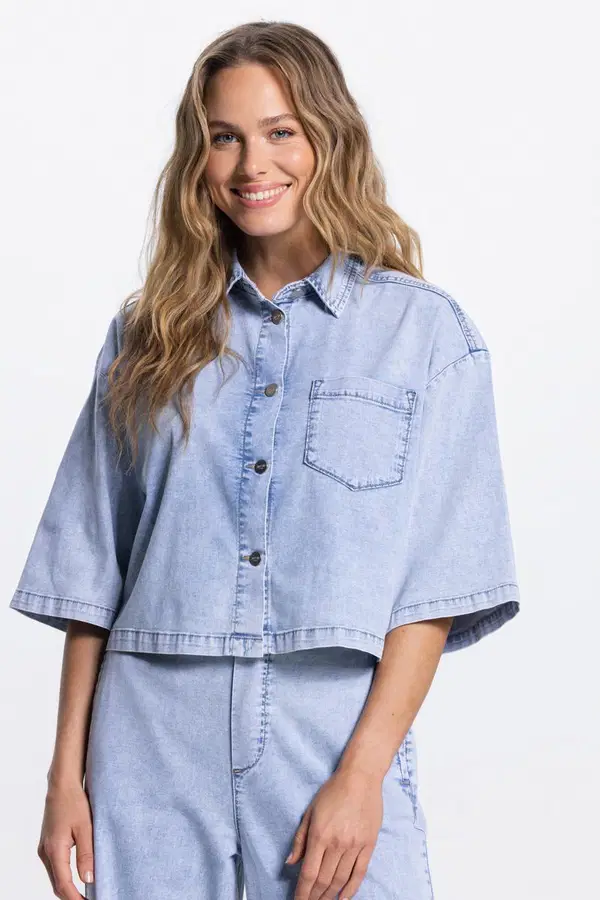 Jansen Amsterdam Blouse Mabel Blauw 1