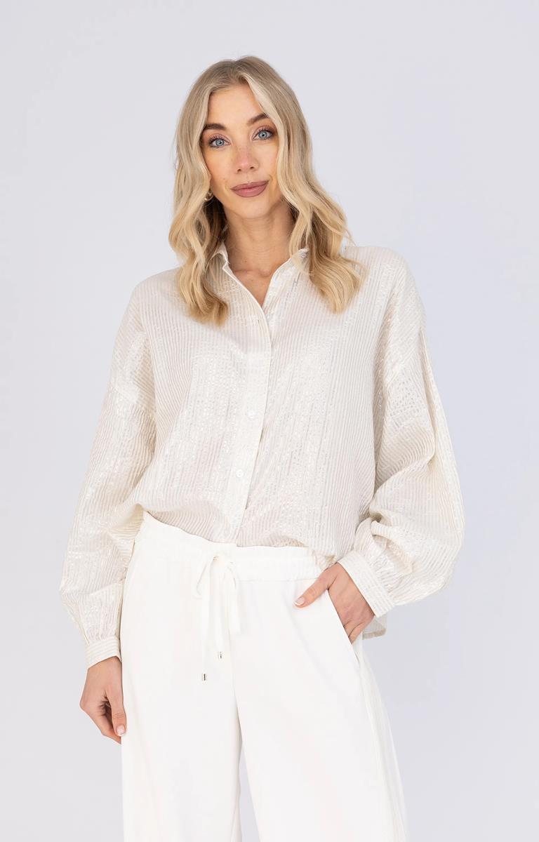 Anna Blouse 28a05-03709 Zilver 1