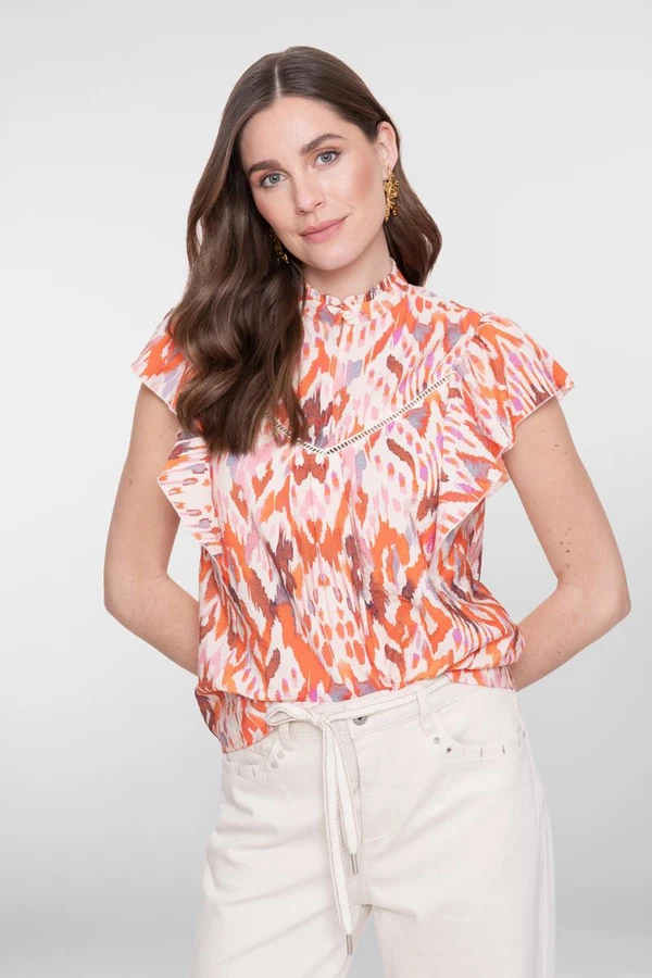 Geisha Blouse 63260-20 Oranje 1