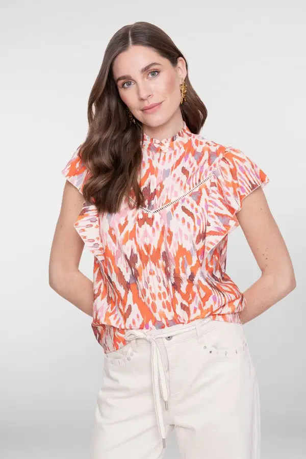 Geisha Blouse 63260-20 Oranje 1