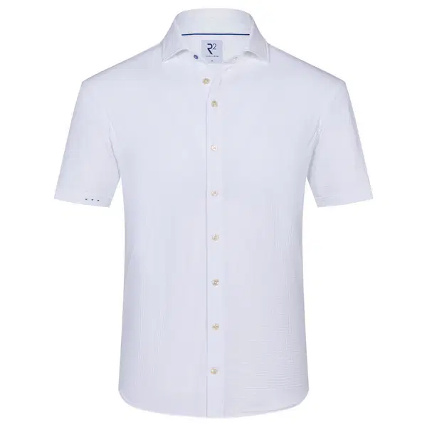 R2 Amsterdam Overhemd 132.WSPSS.031 Wit 1