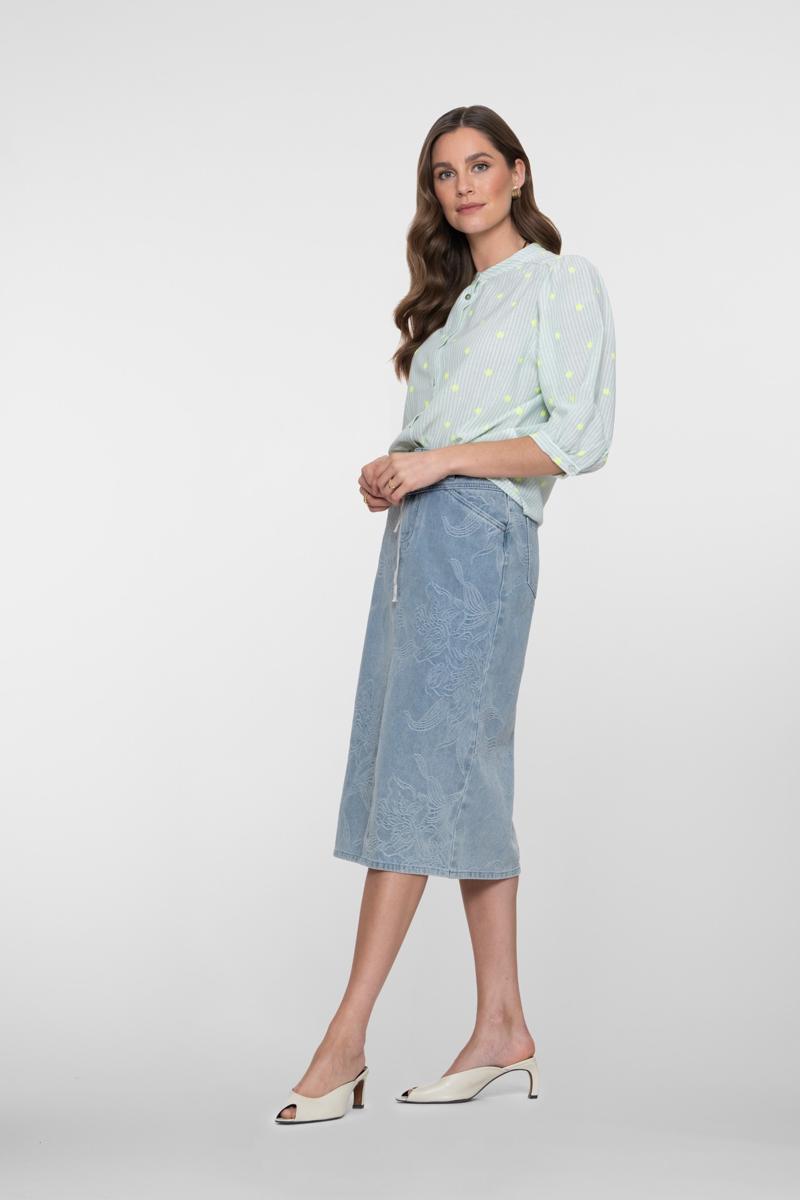 Geisha Blouse 63165-14 Groen 4