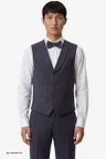 Club of Gents Gilet Philipp Blauw 1