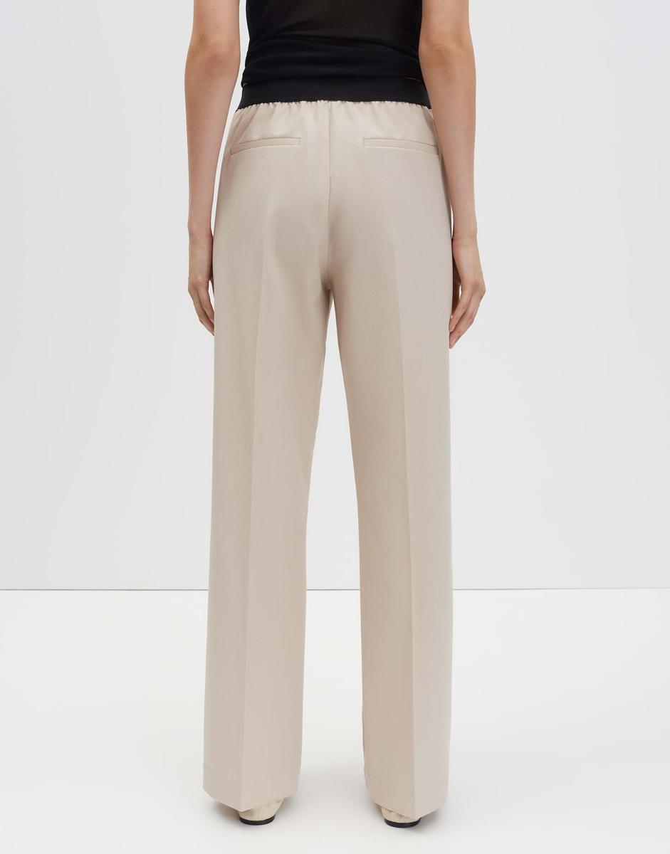 SOMEDAY Pantalon Cevil Decoded Beige 3