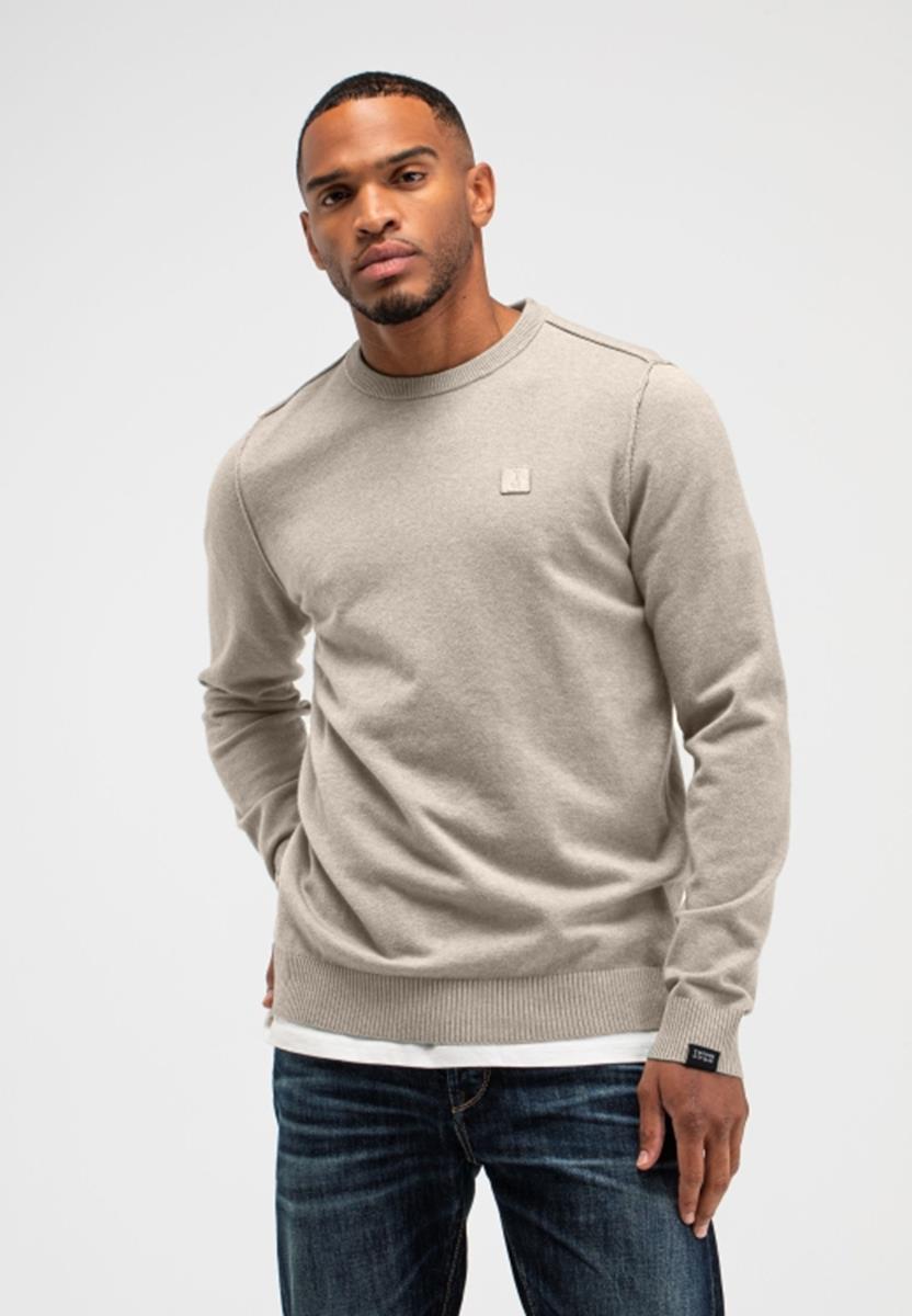 Butcher of Blue Trui Clifden Crew Beige 1