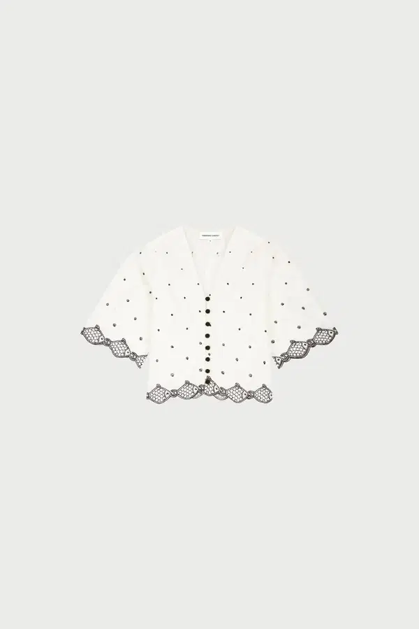 Fabienne Chapot Blouse Tylera Blouse Off-White 1