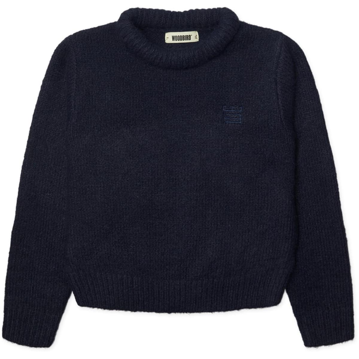 WOODBIRD Trui Hua Blauw 2