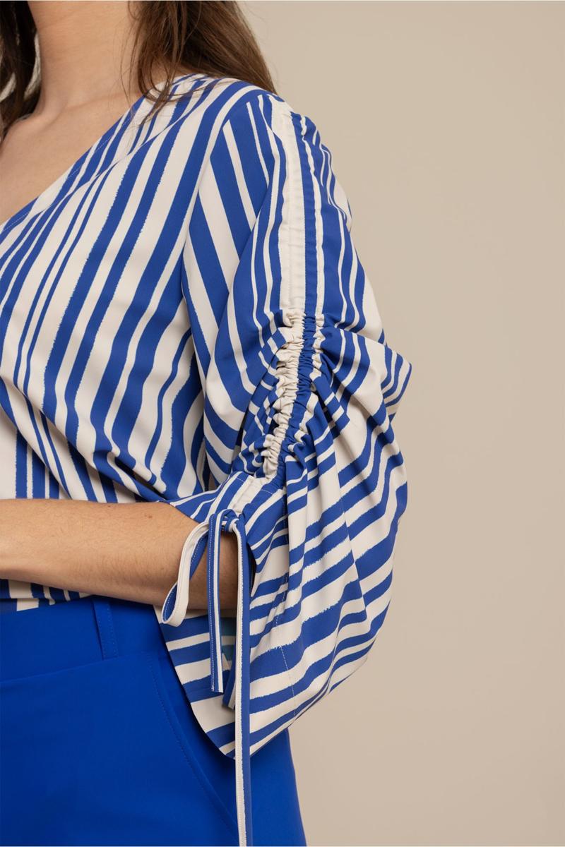 Studio Anneloes Blouse Ollie stripe top Blauw 4