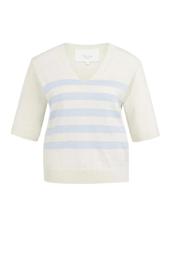 YAYA Trui 01-000561-603 Blauw 1