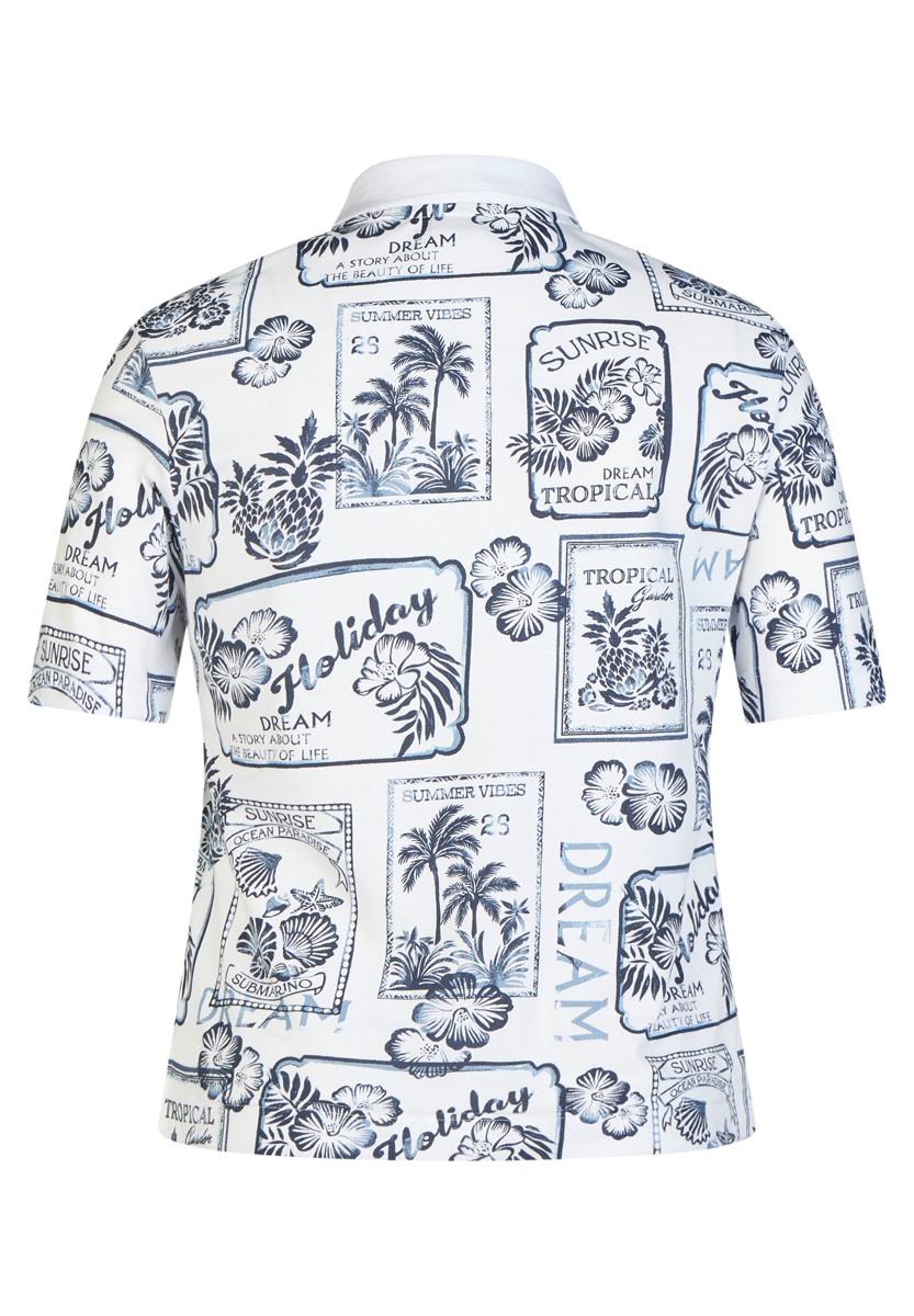 Rabe T-Shirt 56-121371 Blauw 5