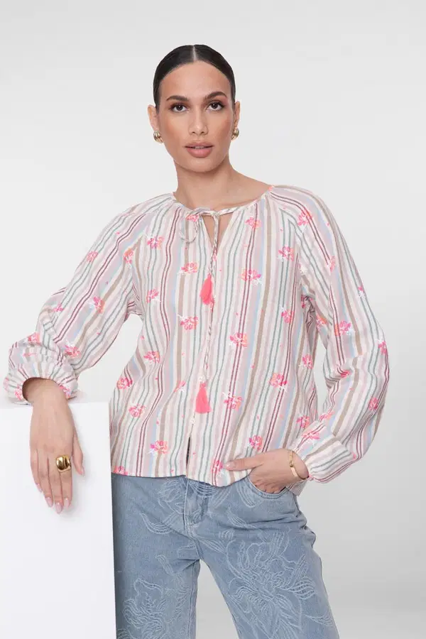 Geisha Blouse 63215-20 Roze 1