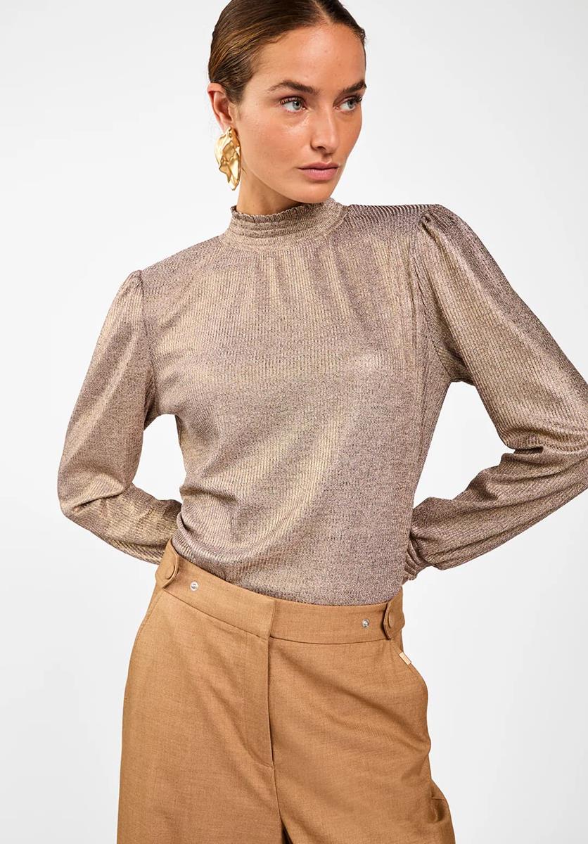 Aaiko Longsleeve Tory Goud 1