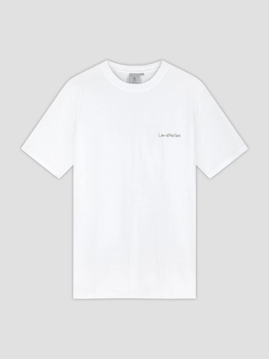 Law of the Sea T-Shirt Algae Artwork Wit 2