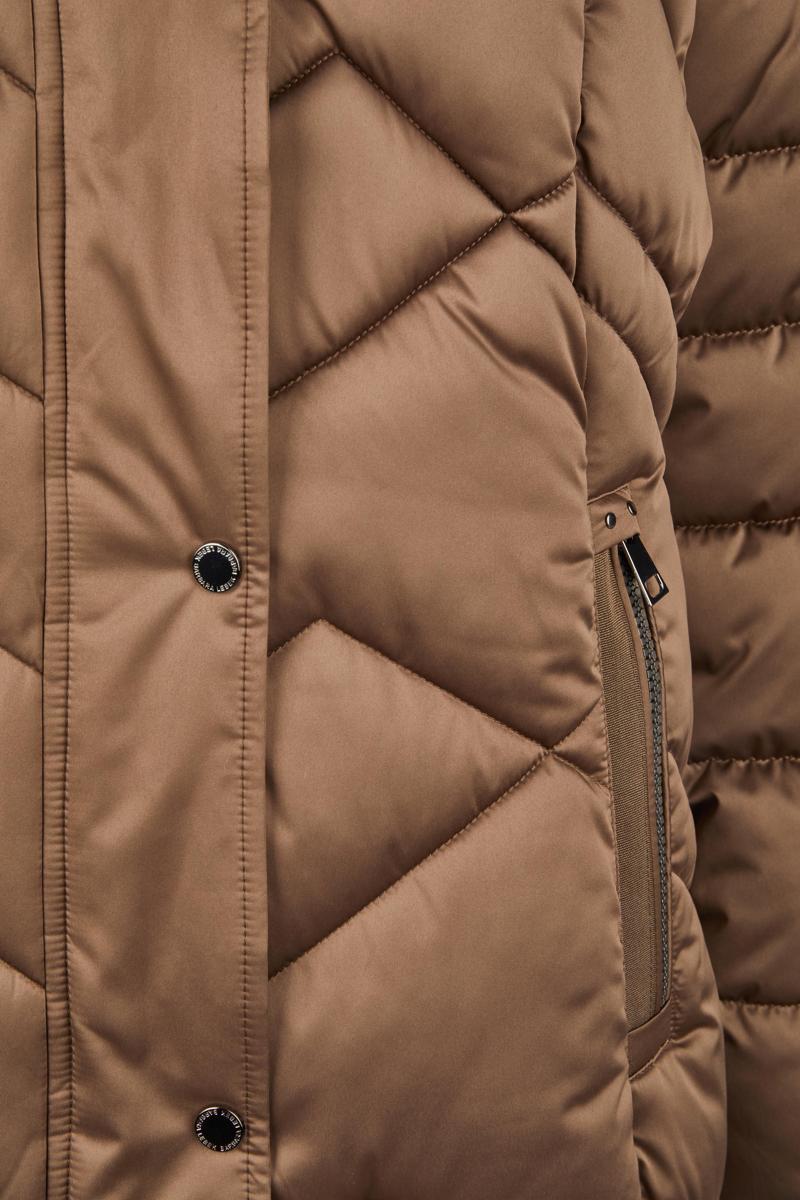 Barbara Lebek Mantel 30610052 Bruin 3