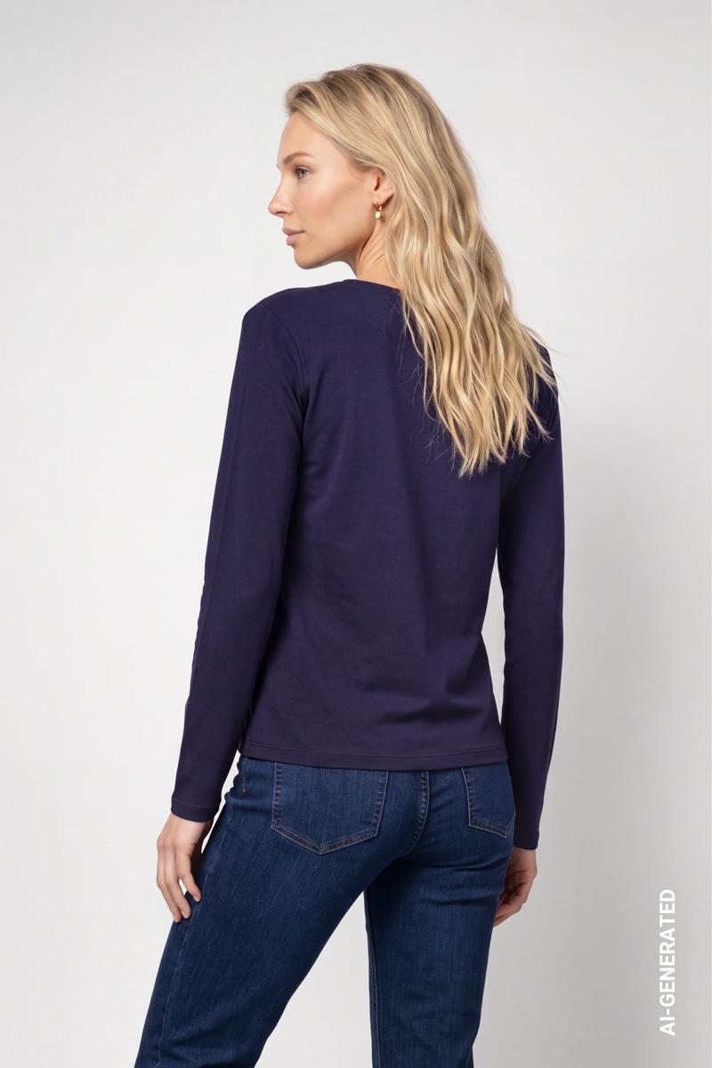 Monari Longsleeve 810472 Blauw 3
