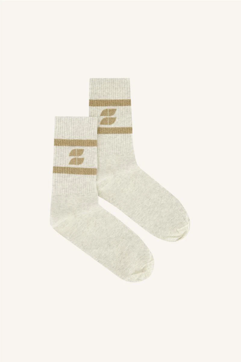 By-Bar Sokken Logo Sparkle Goud 1