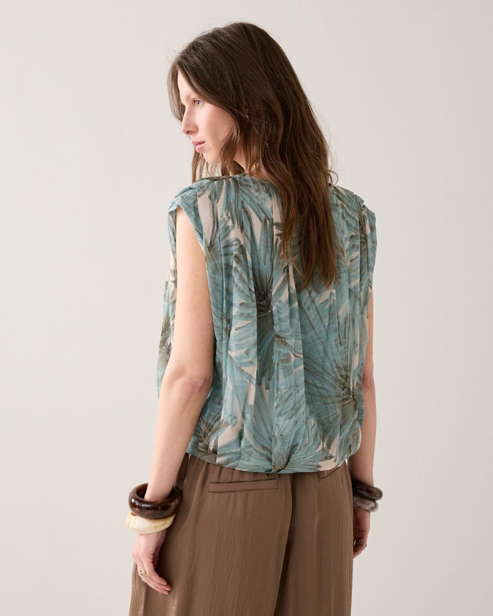 Summum Blouse 2s3494-12450 Blauw 3