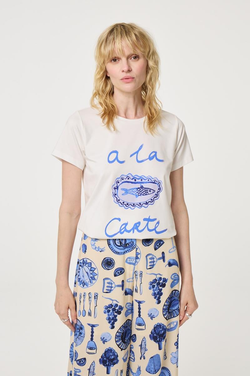 Fabienne Chapot T-Shirt Rose Aperitif Off-White 1