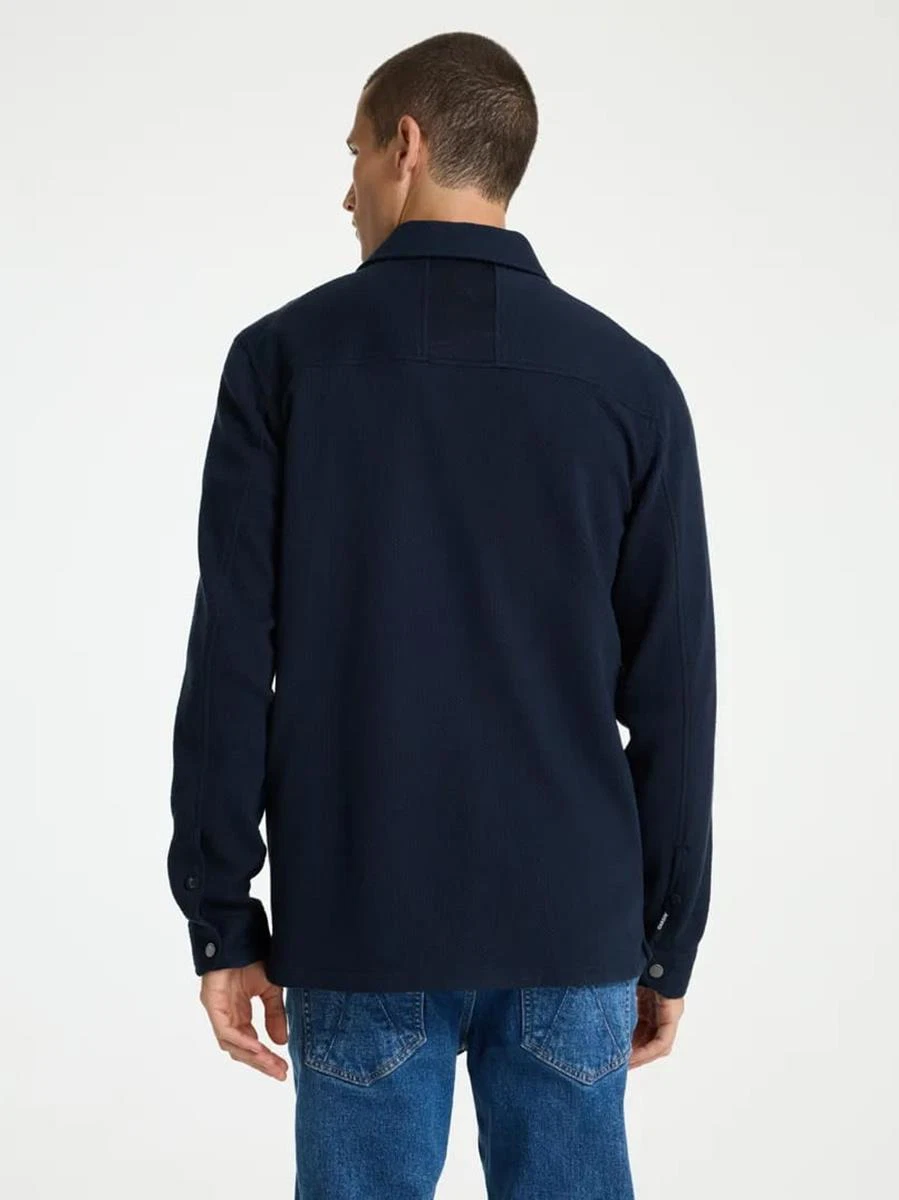 CHASIN Overshirt Axel Vorn Blauw 3