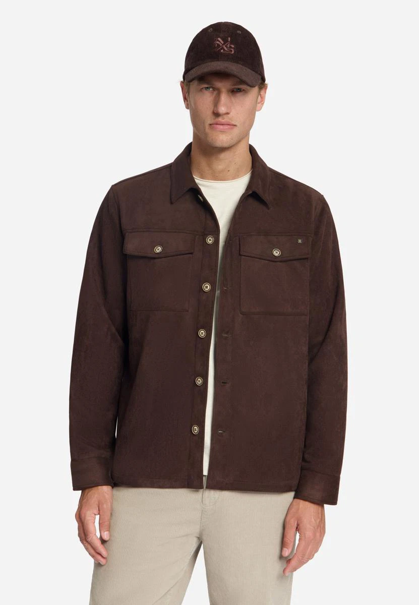 No Excess Overshirt 33510903SN Bruin 1