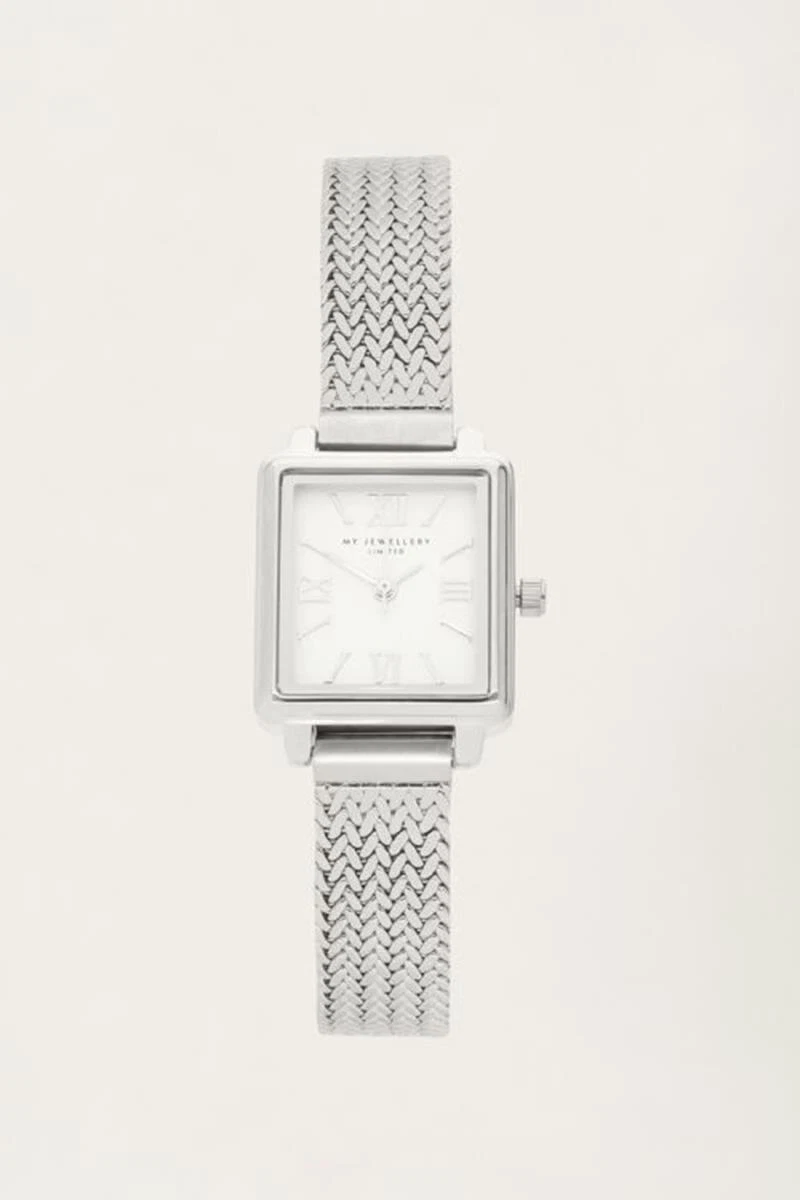My Jewellery Horloge MJ12179 Zilver 1