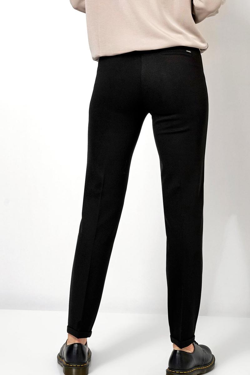 TONI TONI Pantalon Jolie Turn Up Zwart 4
