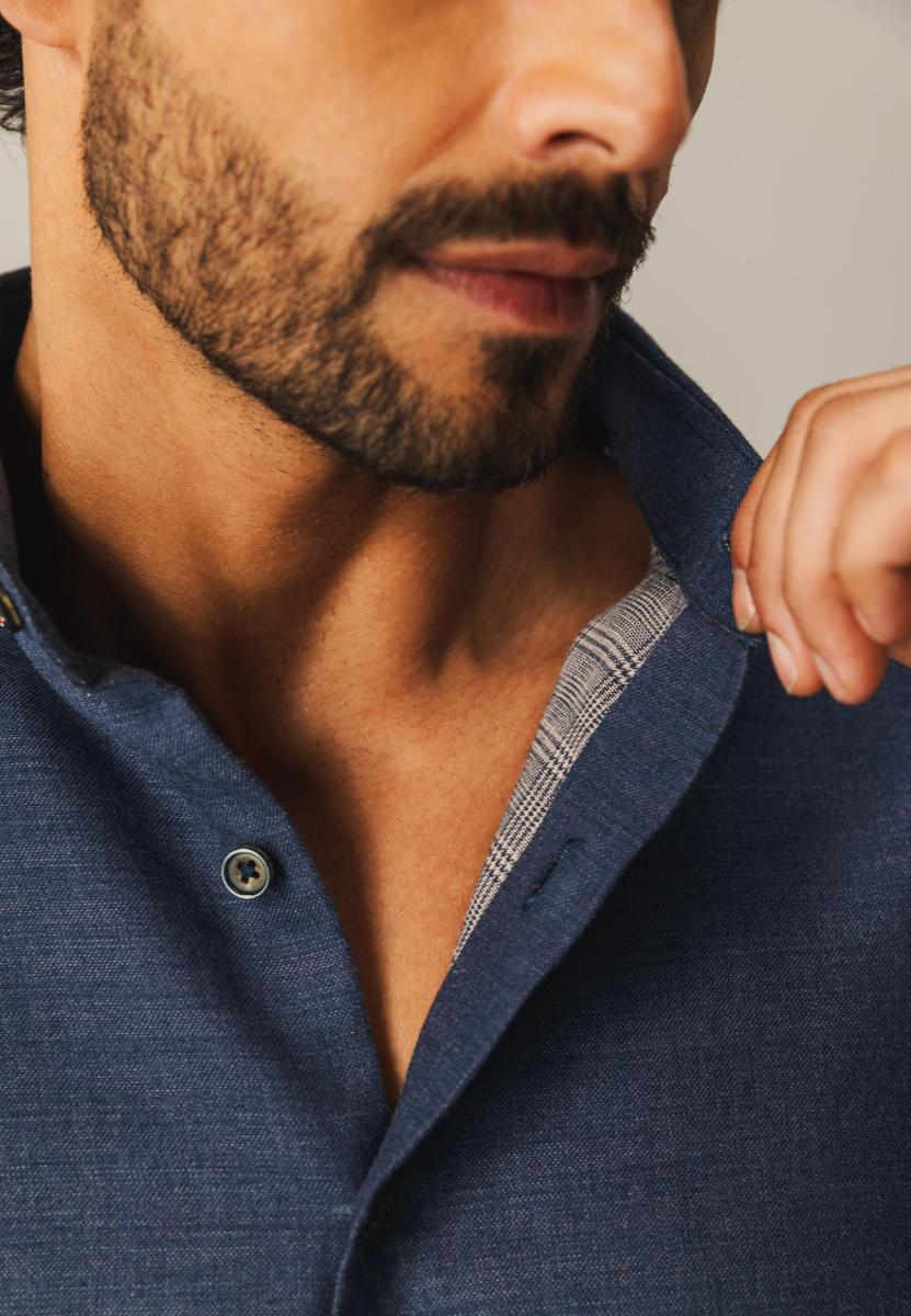 State of Art Overhemd 211-25252 Blauw 6