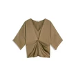Summum Blouse 2s3506-11817 Taupe 2