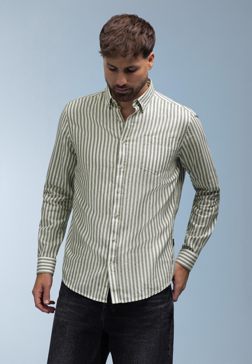 BlueFields Overhemd 21236040 Groen 1