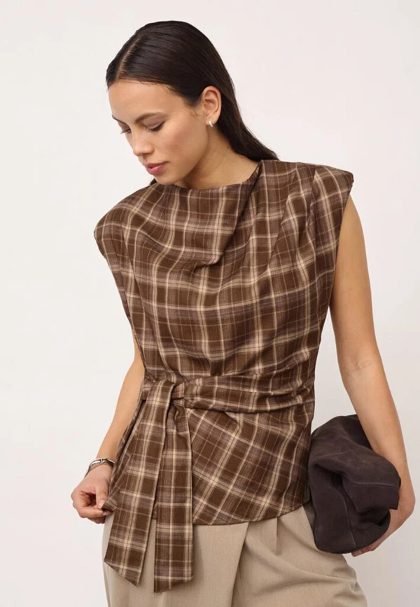 Co'Couture Top Dagny Bruin 1