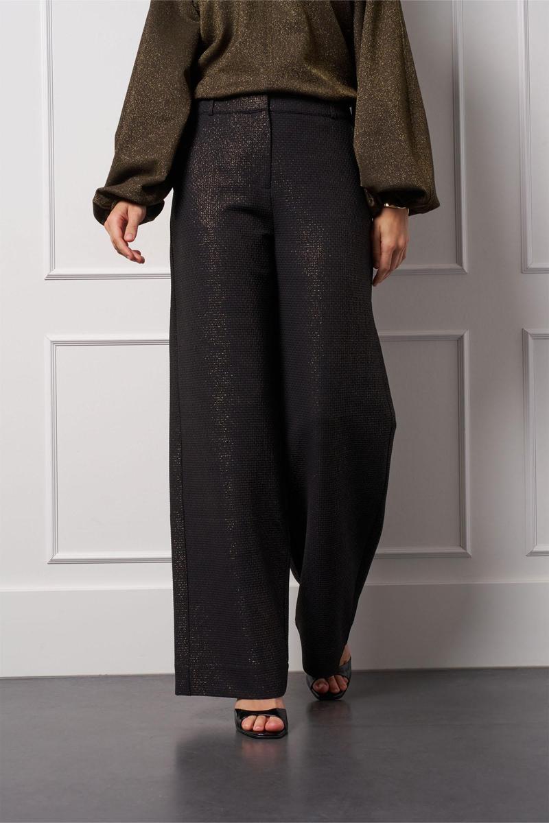 Studio Anneloes Pantalon Lexie sparkle waf Zwart 1