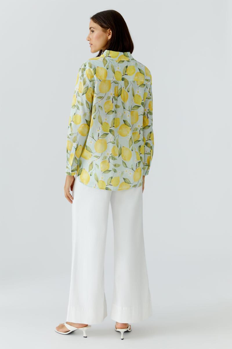 Oui Blouse 0097535 Geel  4