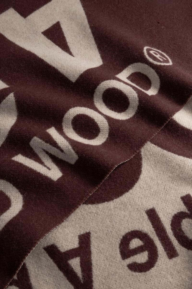 Wood Wood Sjaal Leon Bruin 4