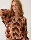 Summum Blouse 2s3549-12498 Bruin 1