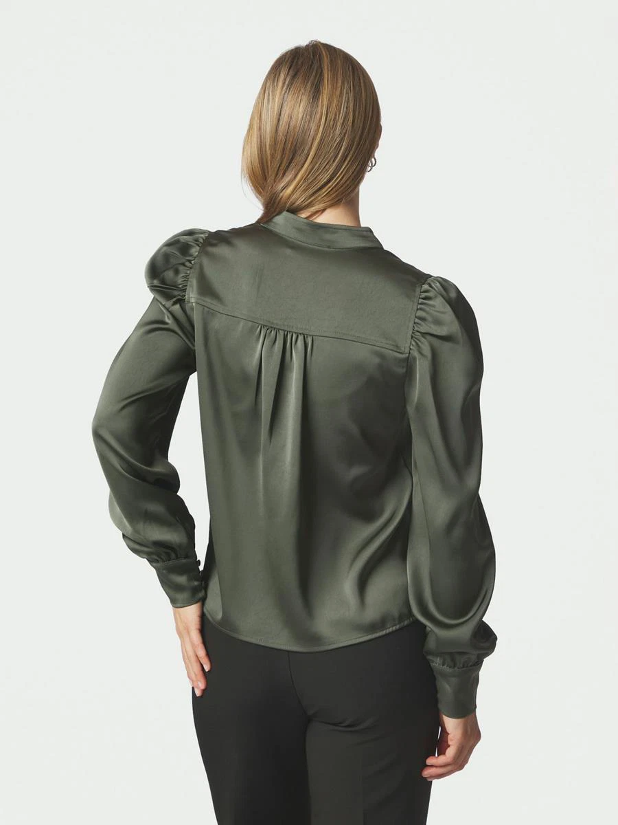 Neo Noir Blouse Rosslyn Groen 3