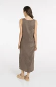 YAYA Jurk 01-601205-605 Bruin 3