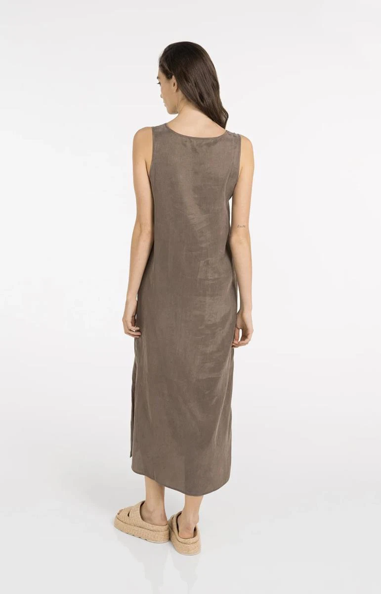 YAYA Jurk 01-601205-605 Bruin 3