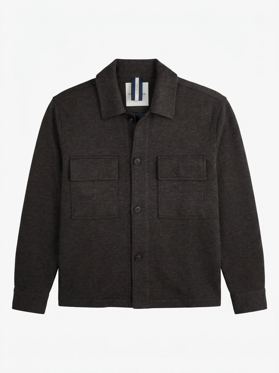 Profuomo Overshirt PPXF30001 Bruin 1