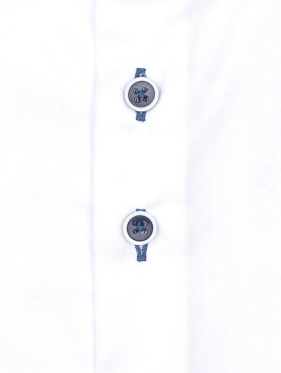 R2 Amsterdam Overhemd NOS.TWILL.001/004 Wit 4